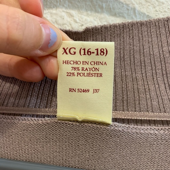 Faded Glory Grey Mauve Cardigan - Picture 4 of 6